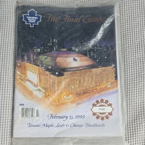 Toronto Maple Leafs Final Game Program